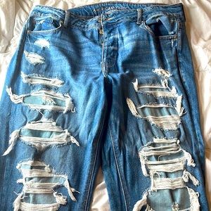 American Eagle ripped jeans